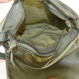 Borsa donna a spalla in vera pelle vintage Made in Italy tinto lavato in capo ZETA SHOES