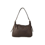 Borsa donna a spalla in vera pelle vintage Made in Italy tinto lavato in capo ZETA SHOES