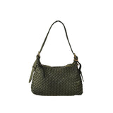 Borsa donna a spalla in vera pelle vintage Made in Italy tinto lavato in capo ZETA SHOES