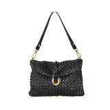 Borsa donna a spalla in vera pelle vintage Made in Italy tinto lavato in capo ZETA SHOES