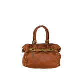 Borsa donna a mano in vera pelle vintage con tracolla Made in Italy tinto lavato in capo ZETA SHOES