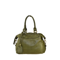 Borsa a mano donna in vera pelle vintage Made in Italy tinto lavato in capo ZETA SHOES