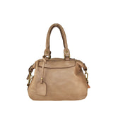 Borsa a mano donna in vera pelle vintage Made in Italy tinto lavato in capo ZETA SHOES