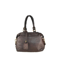 Borsa a mano donna in vera pelle vintage Made in Italy tinto lavato in capo ZETA SHOES
