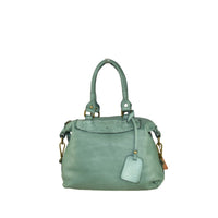 Borsa a mano donna in vera pelle vintage Made in Italy tinto lavato in capo ZETA SHOES