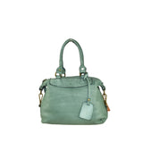 Borsa a mano donna in vera pelle vintage Made in Italy tinto lavato in capo ZETA SHOES