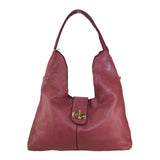 Borsa donna a spalla in vera pelle vintage Made in Italy tinto lavato in capo ZETA SHOES