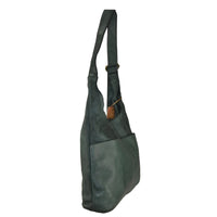 Borsa donna a spalla in vera pelle vintage Made in Italy tinto lavato in capo ZETA SHOES