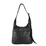 Borsa donna a spalla in vera pelle vintage Made in Italy tinto lavato in capo ZETA SHOES