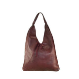 Borsa donna a spalla in vera pelle vintage ZETA SHOES made in italy