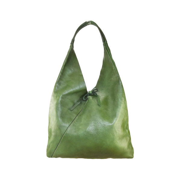 Borsa donna a spalla in vera pelle vintage ZETA SHOES made in italy