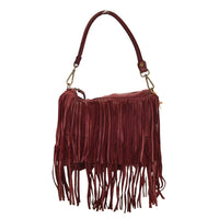 Borsa donna a spalla in vera pelle vintage Made in Italy tinto lavato in capo ZETA SHOES
