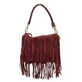 Borsa donna a spalla in vera pelle vintage Made in Italy tinto lavato in capo ZETA SHOES