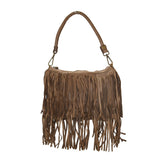 Borsa donna a spalla in vera pelle vintage Made in Italy tinto lavato in capo ZETA SHOES