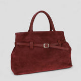 Borsa a spalla donna in pelle scamosciata made italy ZETA SHOES