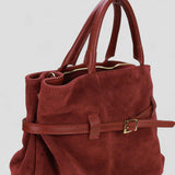 Borsa a spalla donna in pelle scamosciata made italy ZETA SHOES