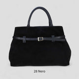 Borsa a spalla donna in pelle scamosciata made italy ZETA SHOES