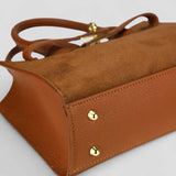 Borsa a mano con tracolla donna in pelle scamosciata made italy ZETA SHOES