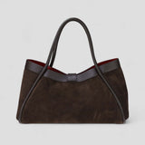 Borsa a spalla in pelle camoscio 100% made italy Made in Italy ZETA SHOES