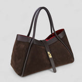 Borsa a spalla in pelle camoscio 100% made italy Made in Italy ZETA SHOES