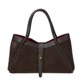 Borsa a spalla in pelle camoscio 100% made italy Made in Italy ZETA SHOES