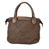 Borsa donna a mano in vera pelle vintage Made in Italy tinto lavato in capo ZETA SHOES