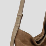 Borsa a spalla in pelle camoscio 100% made italy Made in Italy ZETA SHOES