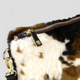 Borsa donna a tracolla  in pelle muccata ZETA SHOES