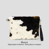 Borsa donna a tracolla  in pelle muccata ZETA SHOES