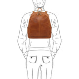 Canberra - 2 Compartment leather backpack | TL142460