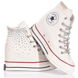 Converse Wedge Swarovski White