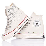 Converse Wedge Swarovski White