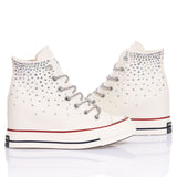 Converse Wedge Swarovski White