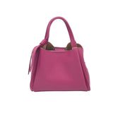Pienza – Italian Leather Tote Handbag – Olive Green