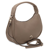 Michelle - Large-sized leather hobo bag | TL142477