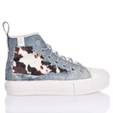 Mimanera Airlines Platform Denim Cow