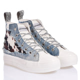 Mimanera Airlines Platform Denim Cow