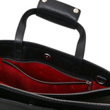 Palermo - Saffiano Italian leather briefcase 3-compartment for women | TL141369