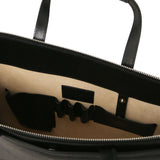 Palermo - Saffiano Italian leather briefcase 3-compartment for women | TL141369