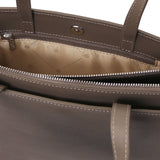 Palermo - Saffiano Italian leather briefcase 3-compartment for women | TL141369