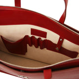 Palermo - Saffiano Italian leather briefcase 3-compartment for women | TL141369