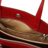 Palermo - Saffiano Italian leather briefcase 3-compartment for women | TL141369