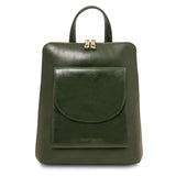 Paris - Small Convertible Leather Backpack For Women | TL142410