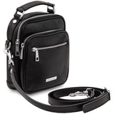 Paul - Leather Crossbody Bag in Matte Leather | TL142457