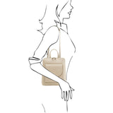 TL Bag - Small Convertible Leather Backpack For Women | TL142092