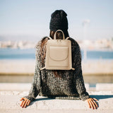 TL Bag - Small Convertible Leather Backpack For Women | TL142092