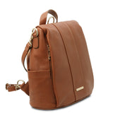 TL Bag - Soft leather backpack - convertible 2-in-1 backpack shoulder bag | TL142138