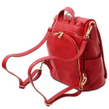 TL Bag - Soft leather backpack - convertible 2-in-1 backpack shoulder bag | TL142138