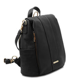 TL Bag - Soft leather backpack - convertible 2-in-1 backpack shoulder bag | TL142138