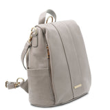 TL Bag - Soft leather backpack - convertible 2-in-1 backpack shoulder bag | TL142138